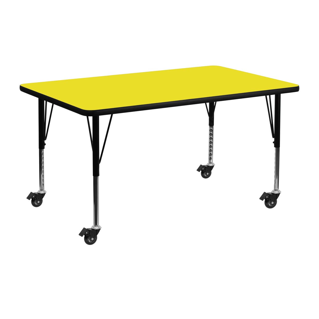 Emma and Oliver Mobile 24x48 Rectangle HP Laminate Preschool Activity Table